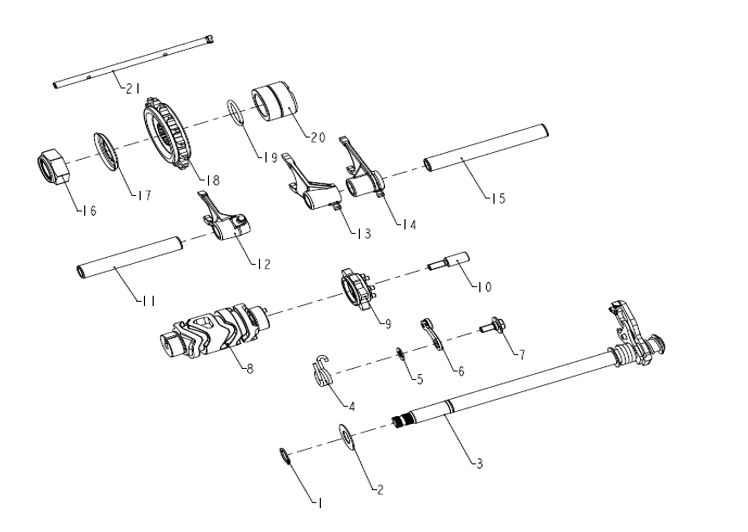 OUTPUT SPROCKET ASSEMBLY