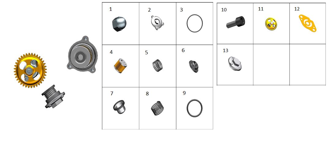 ZT1P58MJ strainer cover