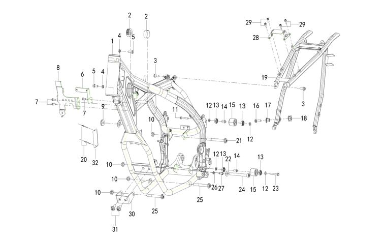 HEXAGON FLOWER CONCAVE HEXAGON FLANGE FACE BOLTS M6?14