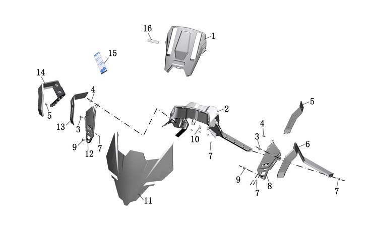 ZT703-F instrument decorative cover
