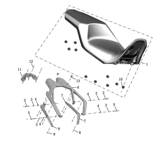 Non standard internal plum blossom bolt M6x12