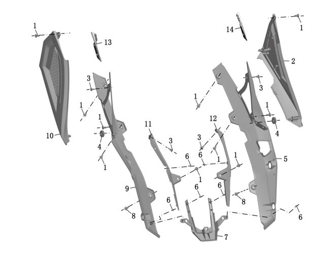 ΚΑΛΥΜΜΑ ΠΛΑΙΣΙΟΥ ΑΡΙΣΤΕΡΟ (matte black)