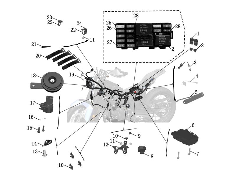 Non standard internal plum blossom bolt M6x12