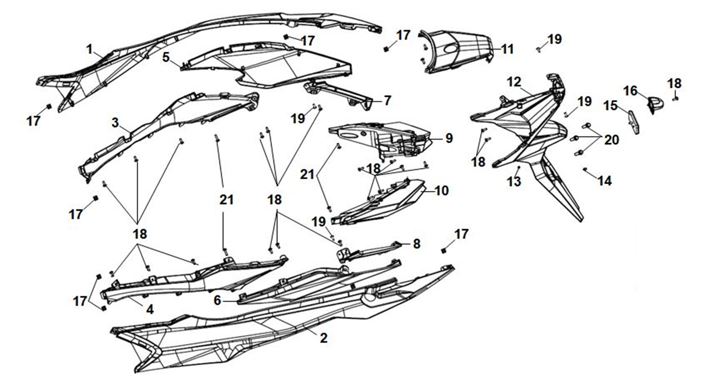 ΚΑΠΑΚΙ ΣΕΛΑΣ ΔΕΞΙΟ (BK-315U)