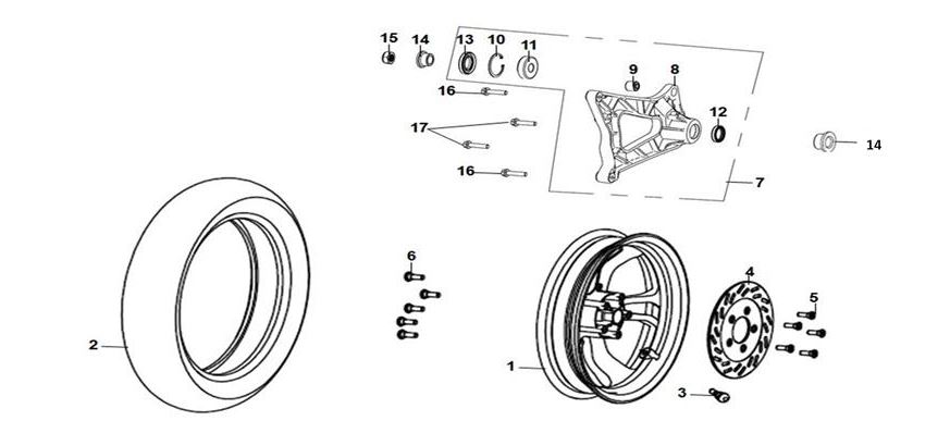 ΤΣΙΜΟΥΧΑ ΟΠΙΣΘΙΟΥ ΨΑΛΙΔΙΟΥ