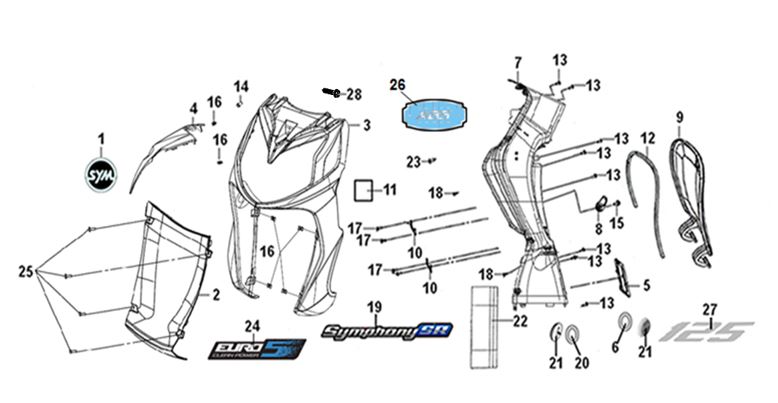 ΑΥΤΟΚΟΛΛΗΤΟ ΄΄SYM΄΄