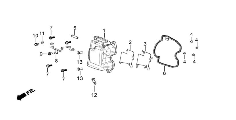 COVER,CYLINDER HEAD